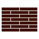 1x6 Half Offset Sheeted Original Ceramic Mosaic Tile in Amber
