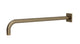 Flatiron 90-Degree 16" Shower Arm with Flange in Antique Brass
