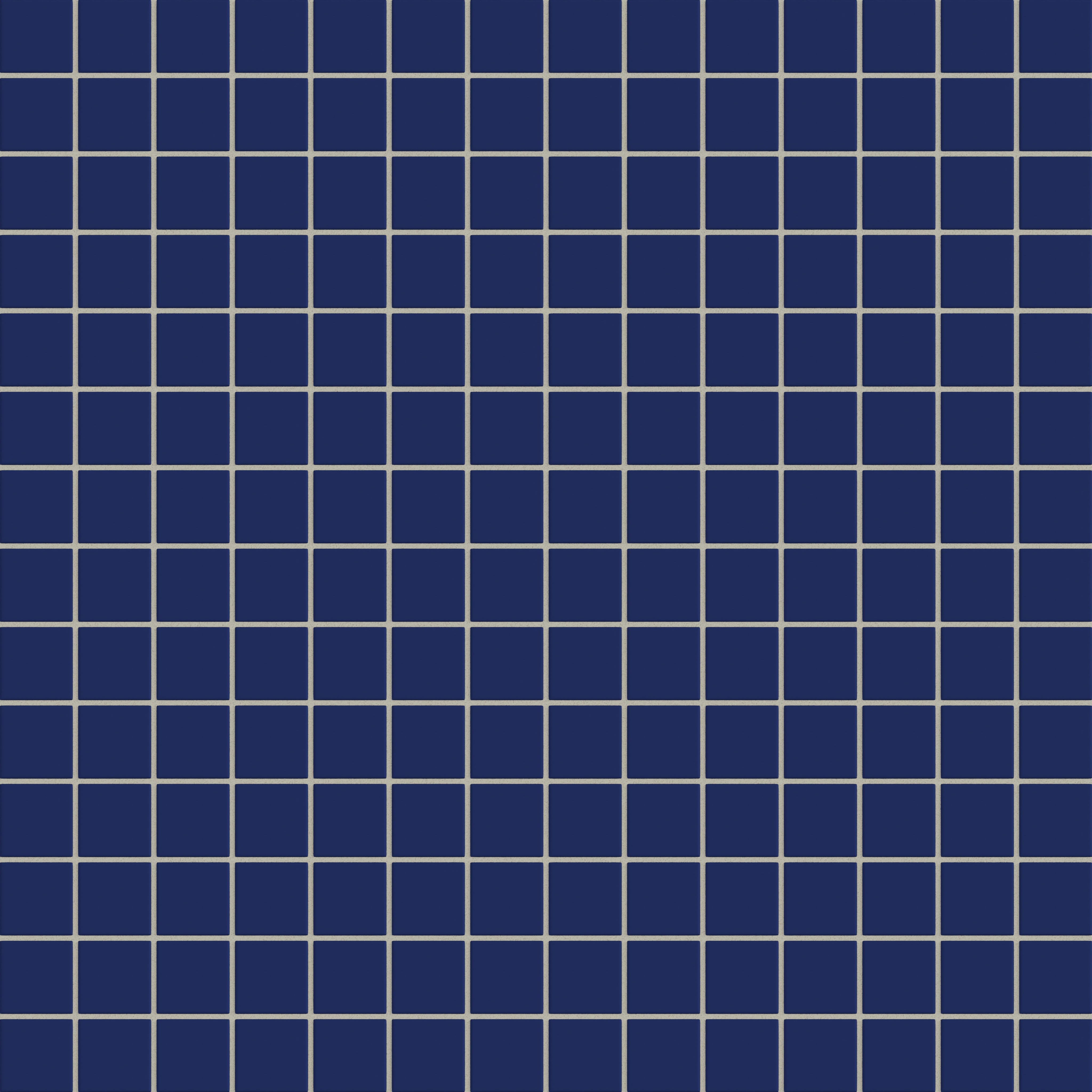 2x2 Straight Set Sheeted Natural Press Ceramic Mosaic Tile in Ultramarine Matte