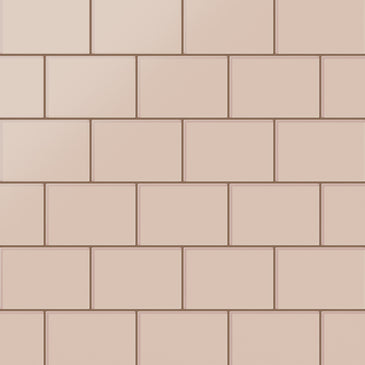 4x6 Glass Tile in Rosy Finch Matte