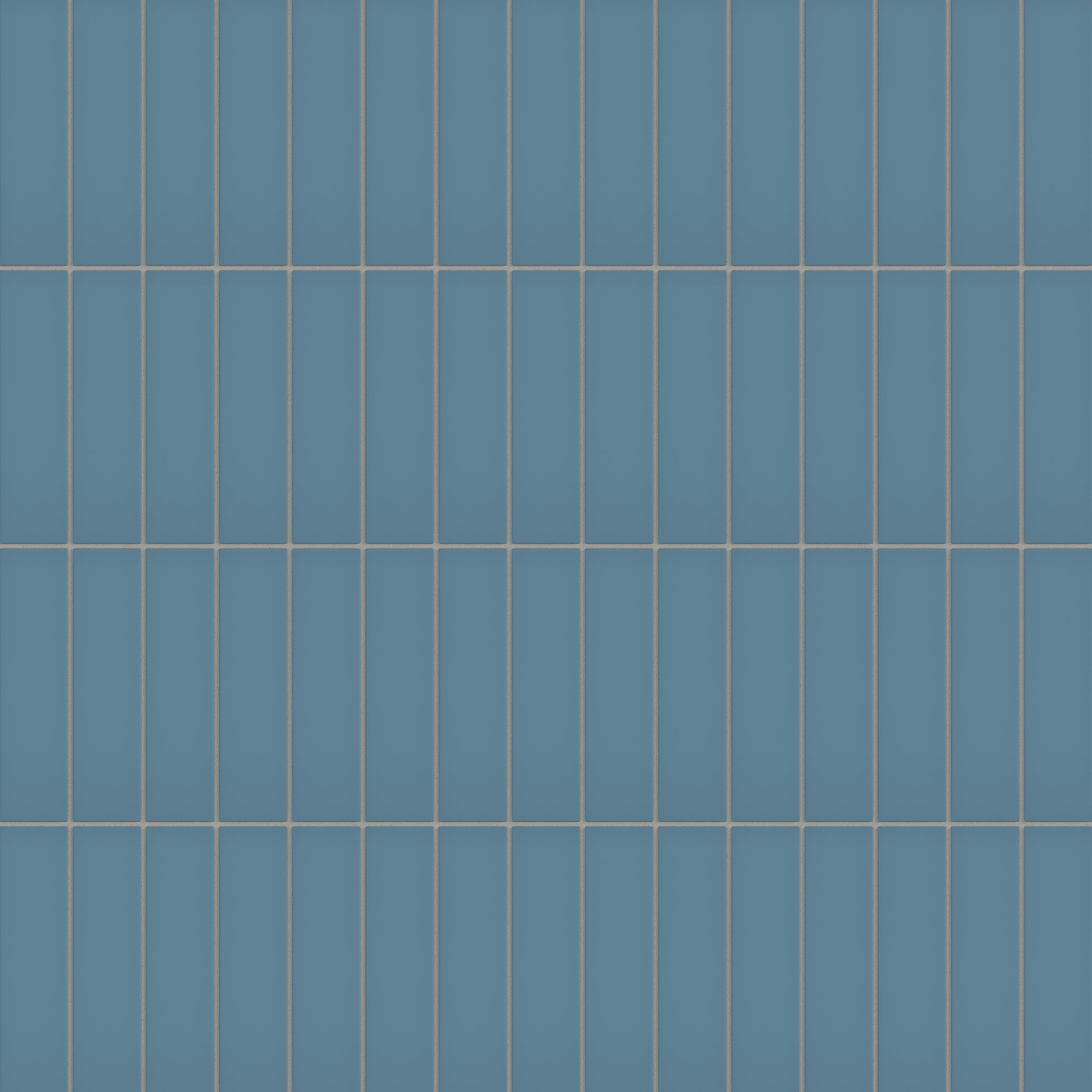 2x8 Natural Press Ceramic Tile in Azurite Matte