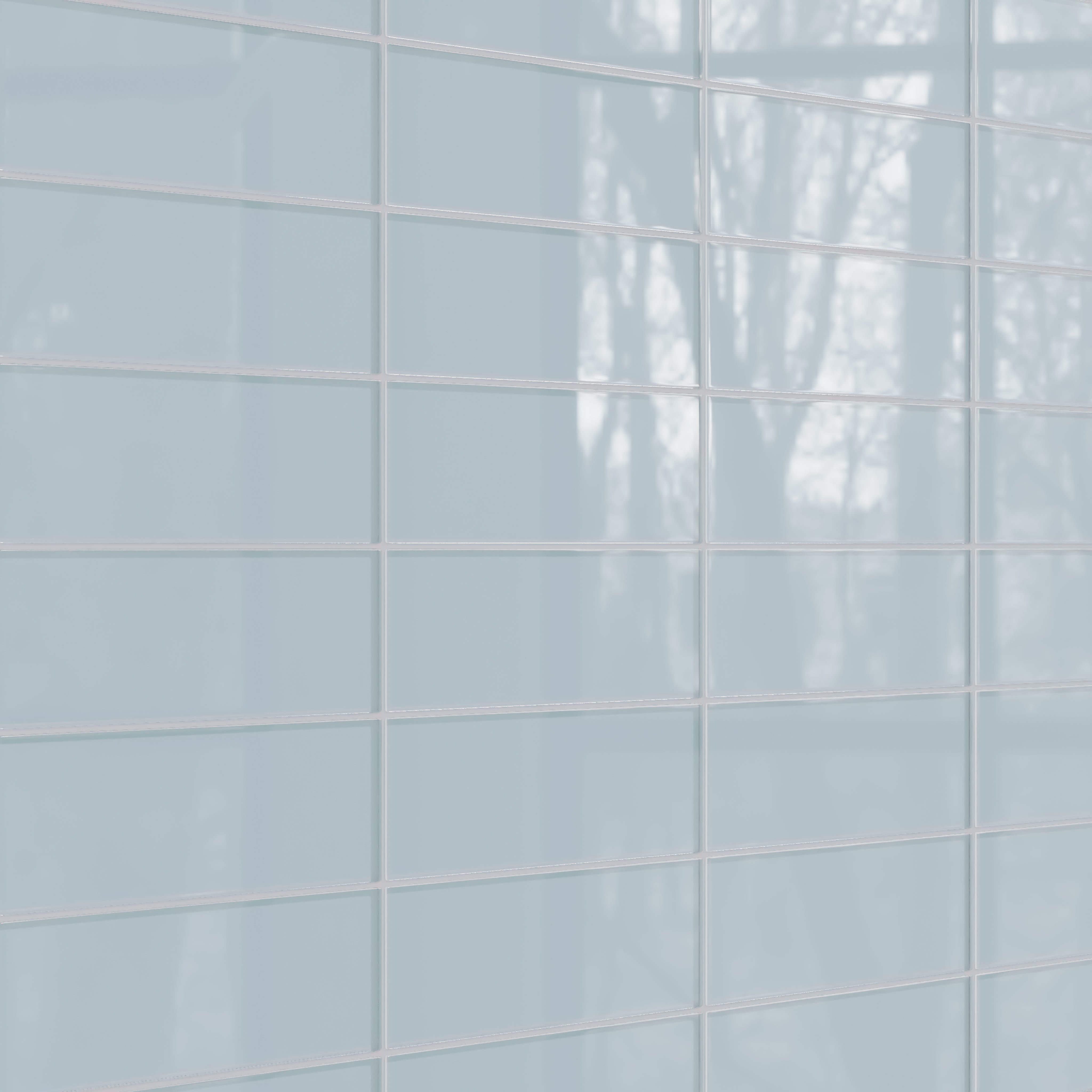 4x12 Glass Tile in Partridge Gloss