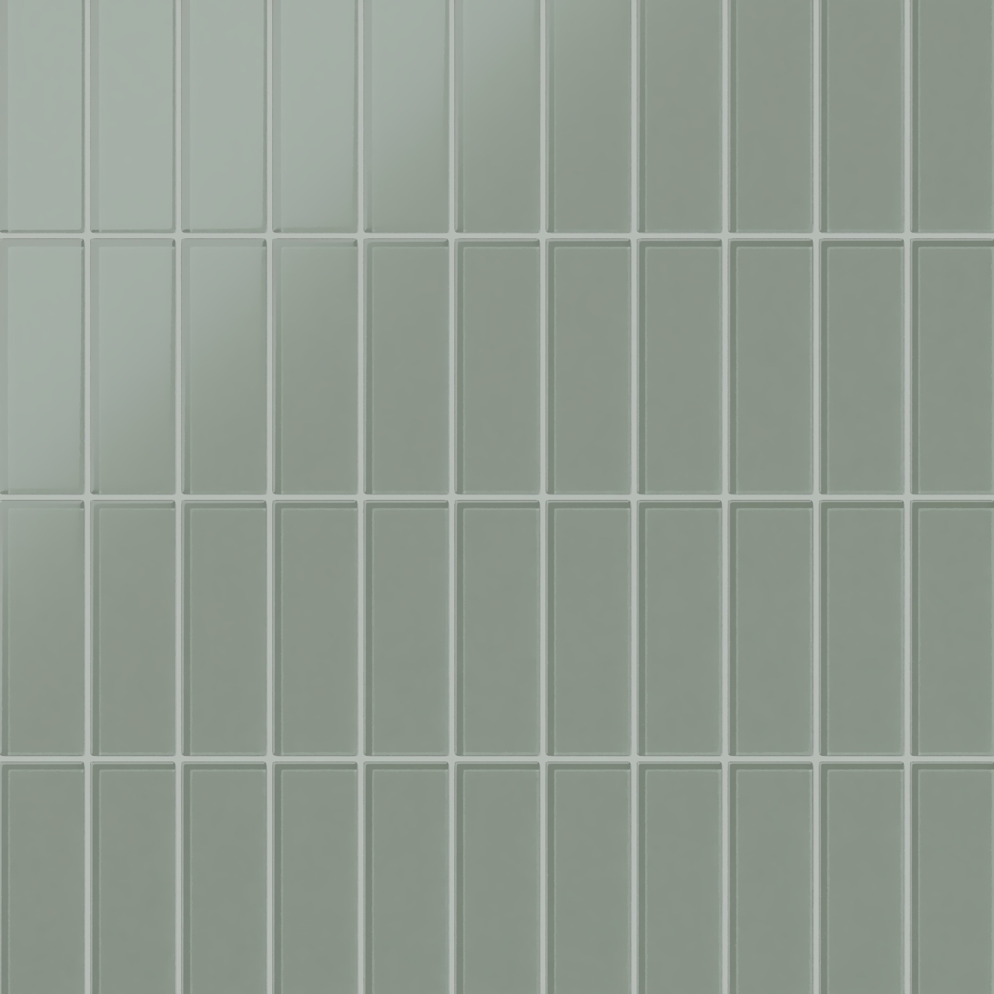 2x6 Glass Tile in Hummingbird Matte