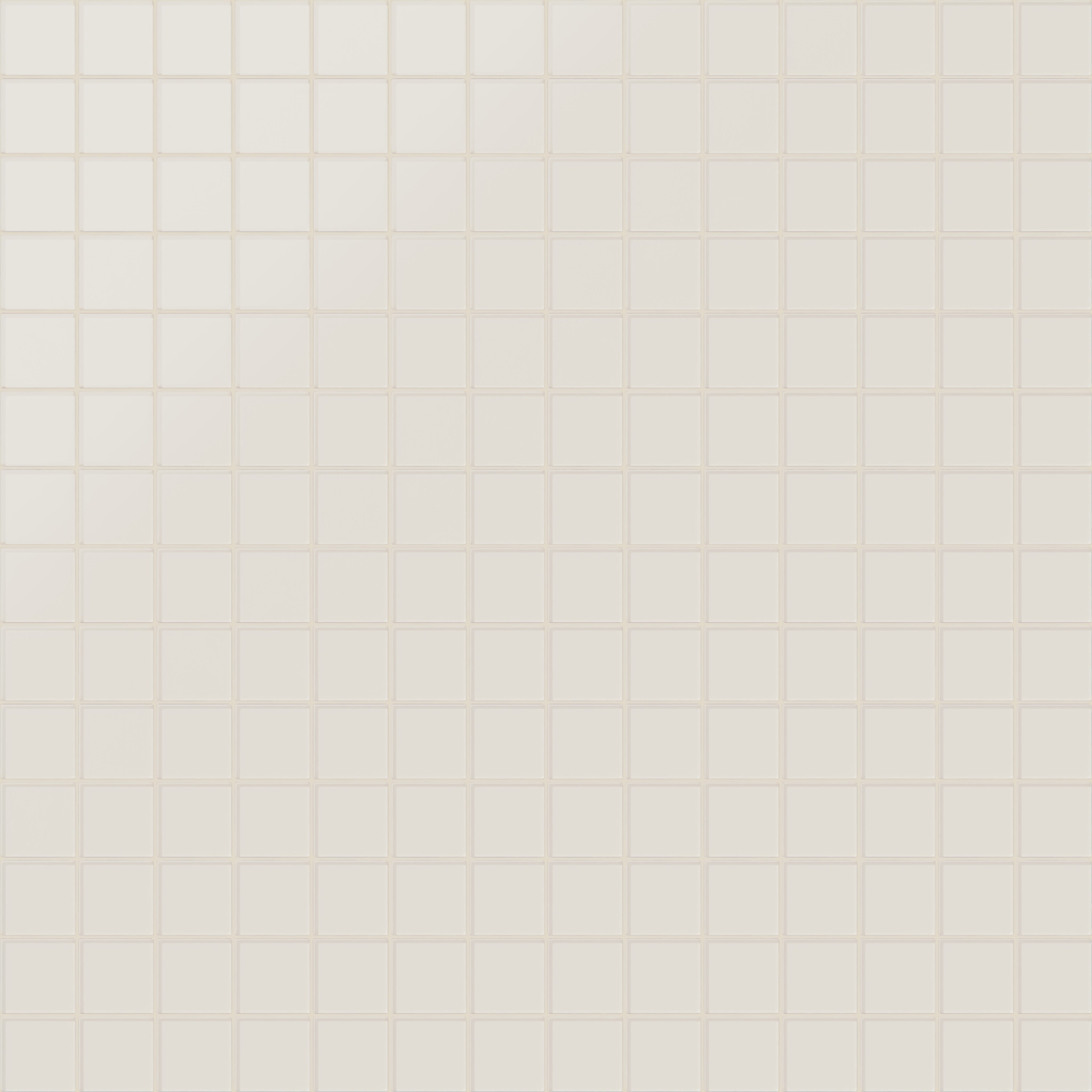3x3 Straight Set Sheeted Glass Mosaic Tile in Dove Matte