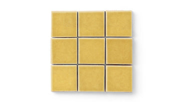 3x3 Straight Set Sheeted Original Ceramic Mosaic Tile in Haystack Gloss