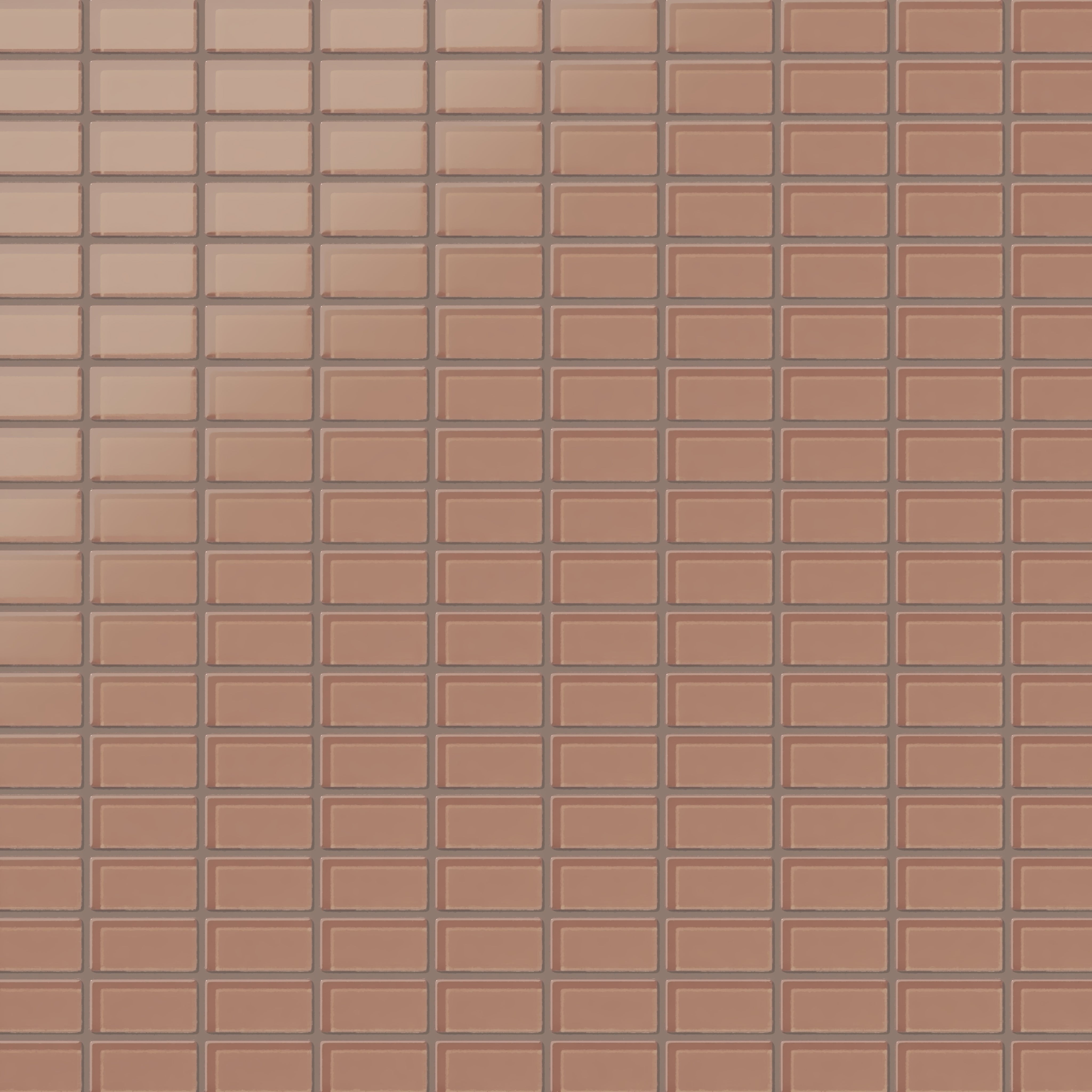 1x2 Straight Set Sheeted Glass Mosaic Tile in Sora Matte