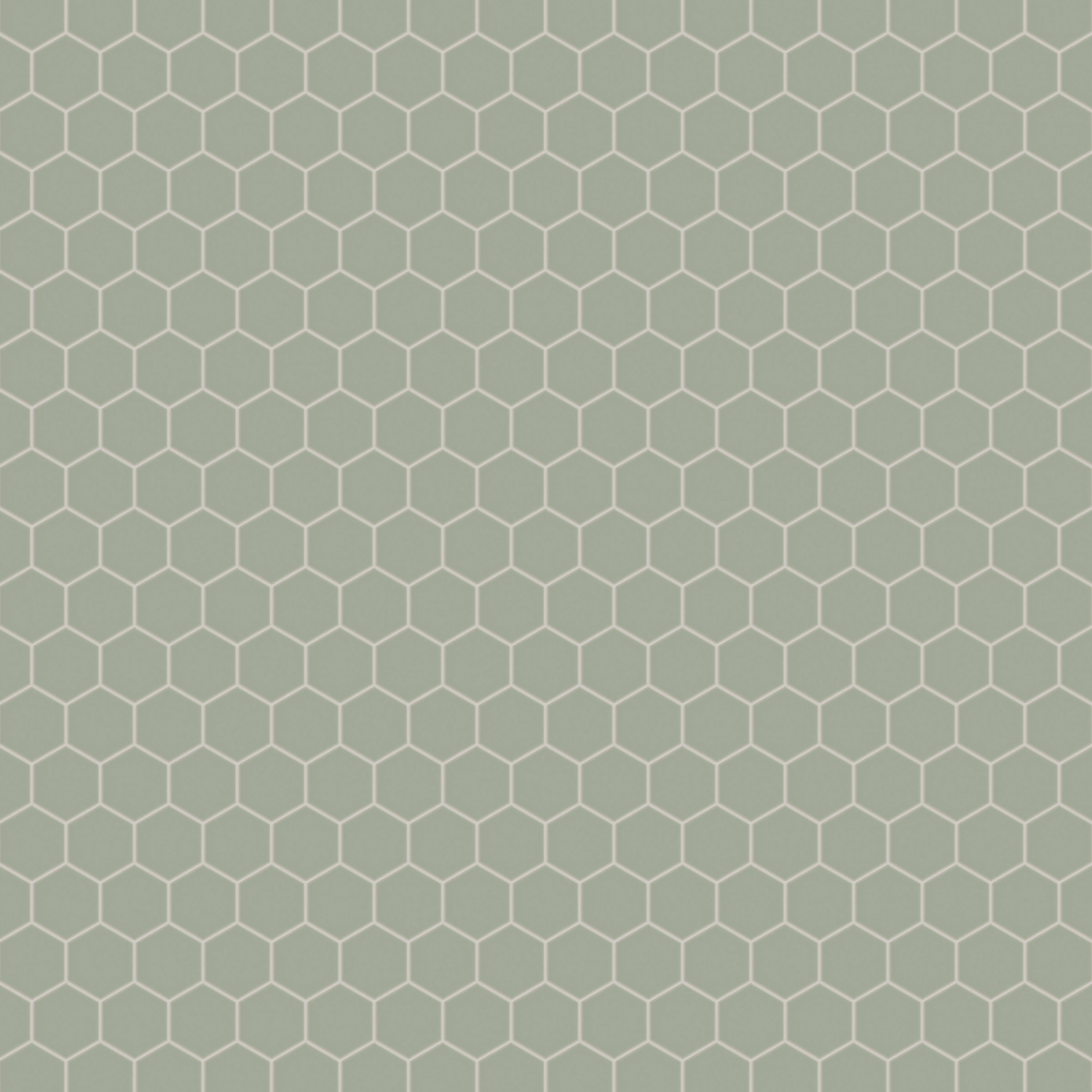 4" Hexagon Original Ceramic Tile in Rosemary Matte
