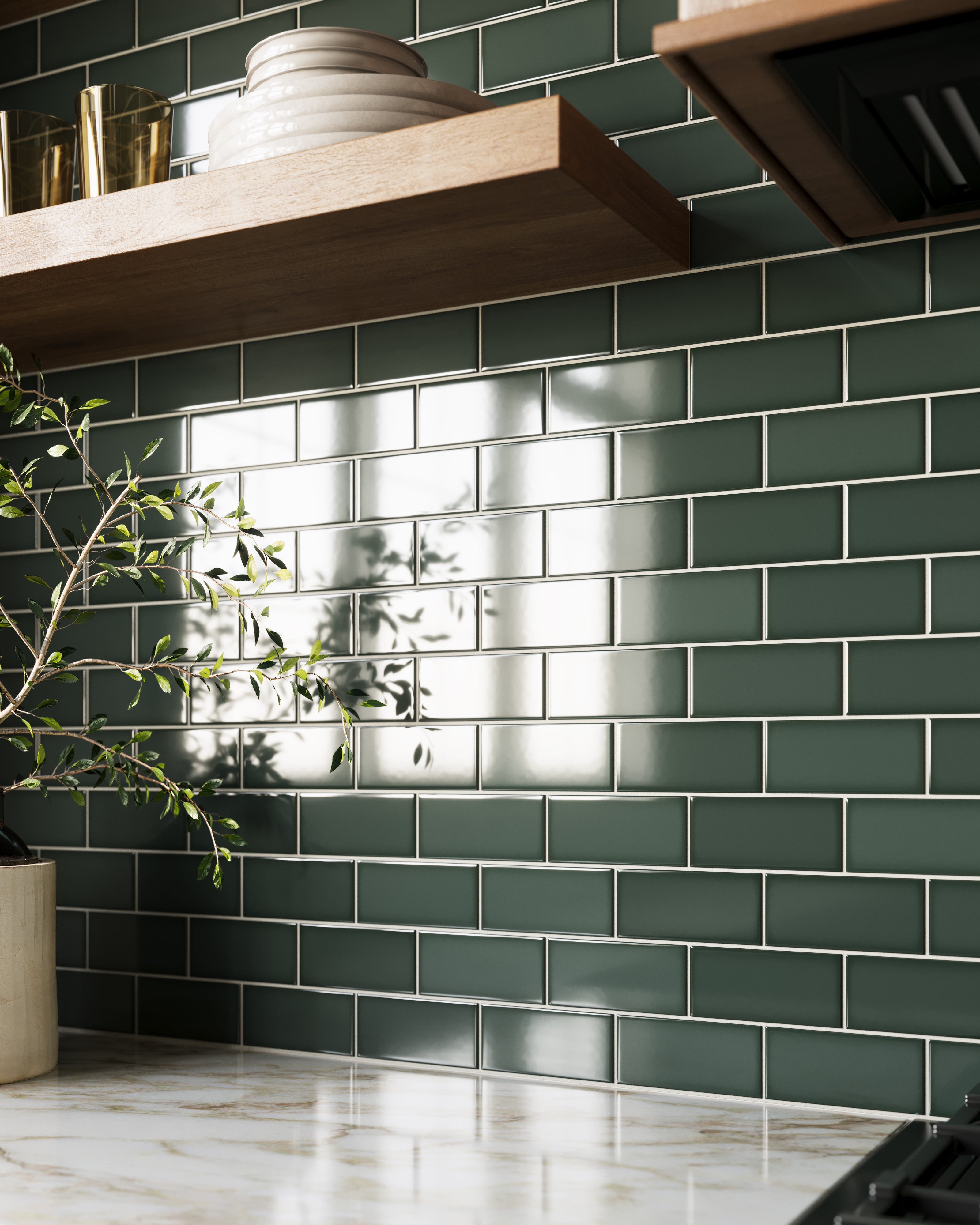 3x6 Original Ceramic Tile in Tempest Gloss