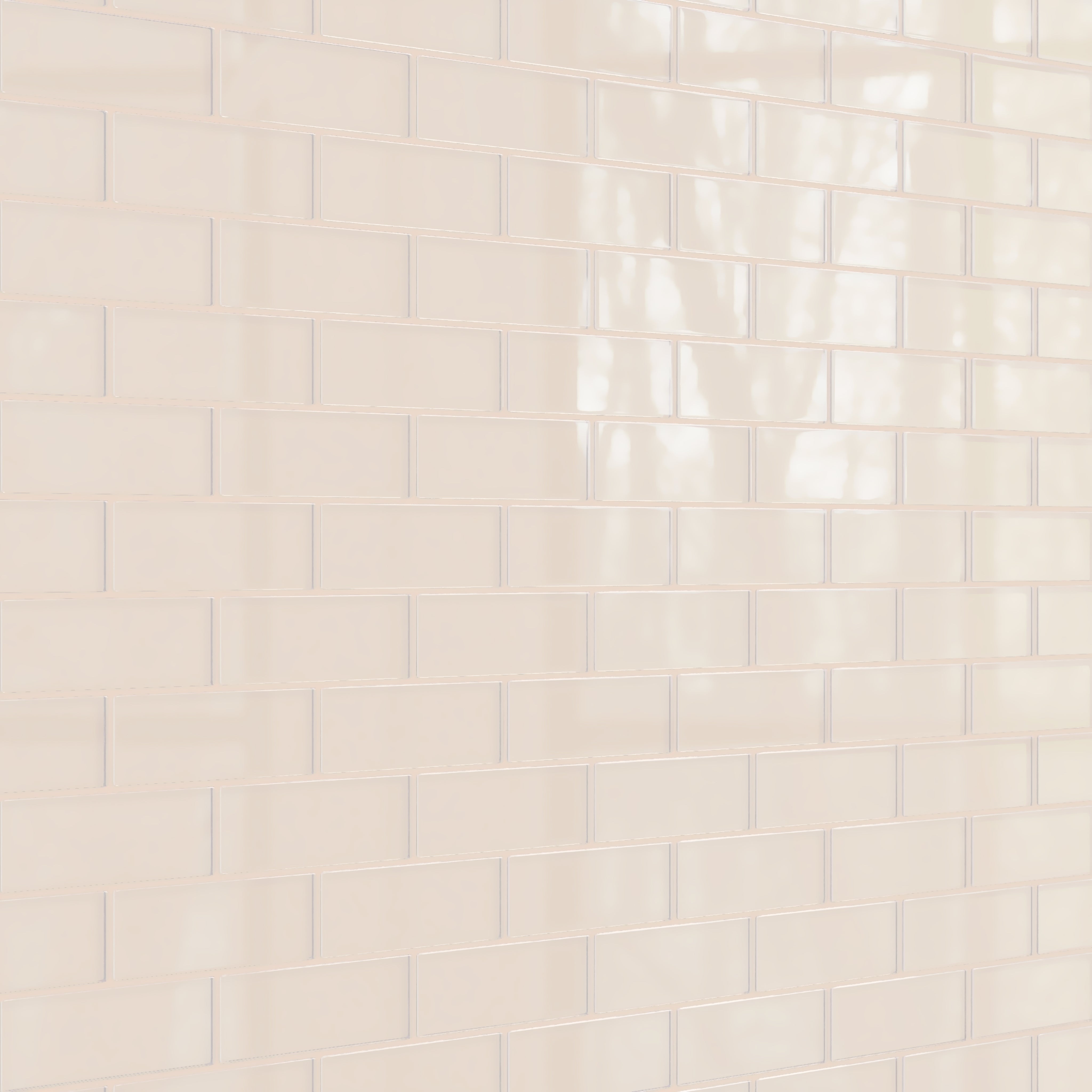 2x6 Glass Tile in Sandpiper Gloss