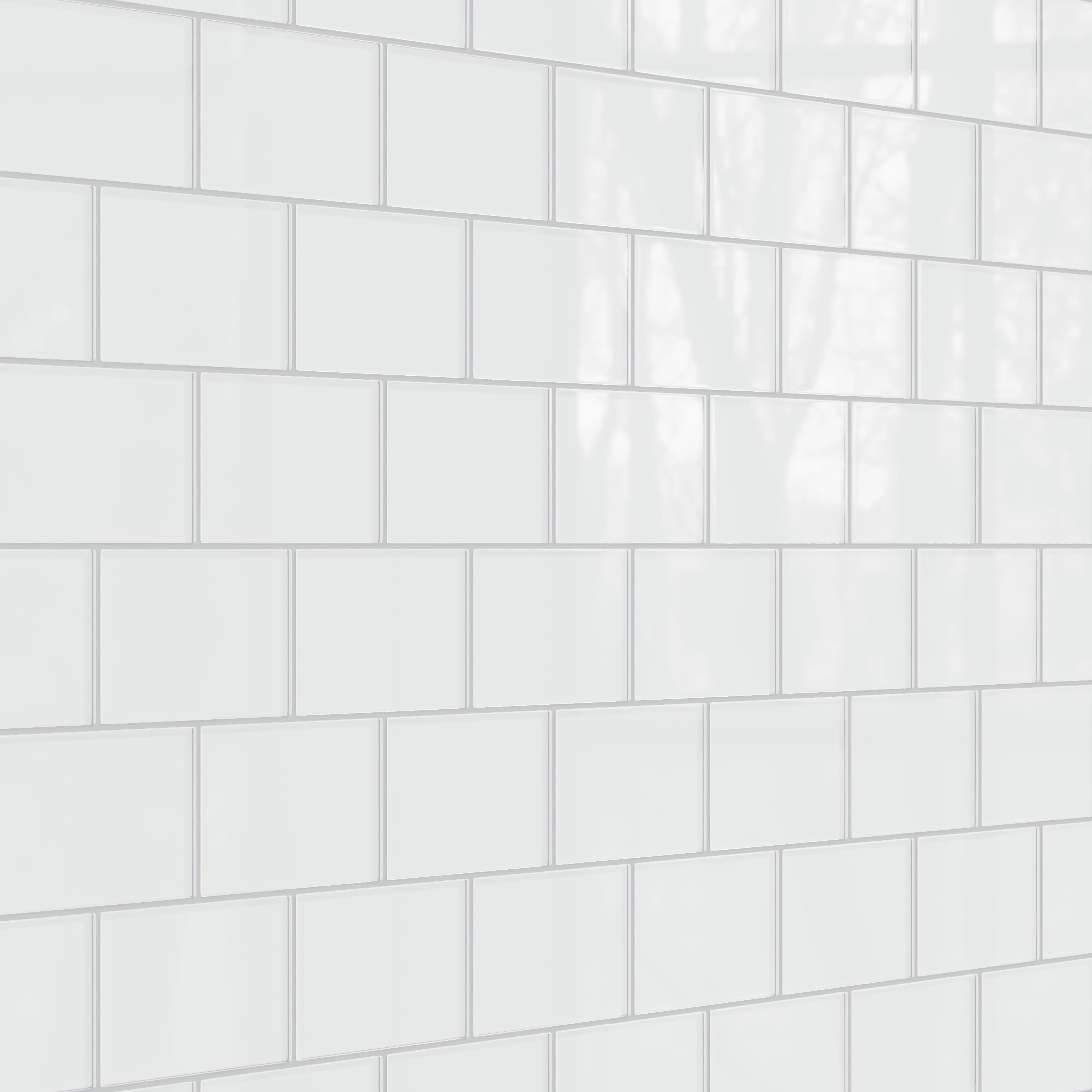 4x6 Glass Tile in Egret Gloss