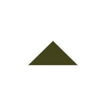 4" Triangle Original Ceramic Tile in Lone Pine Matte