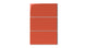 4x8 Natural Press Ceramic Tile in Vermillion Gloss