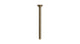Emerson 12" Straight Shower Arm with Flange in Antique Brass