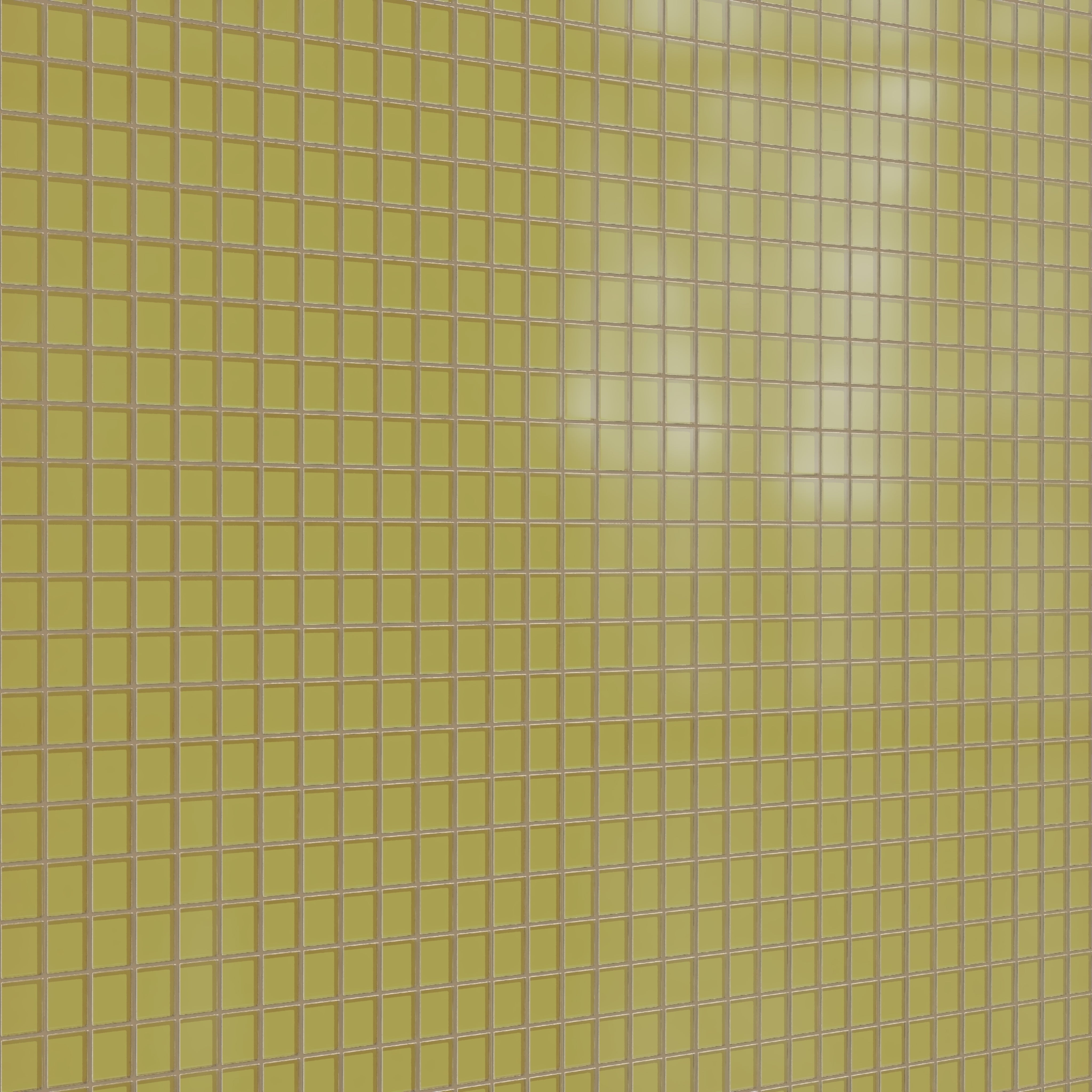2x2 Straight Set Sheeted Glass Mosaic Tile in Pine Siskin Matte