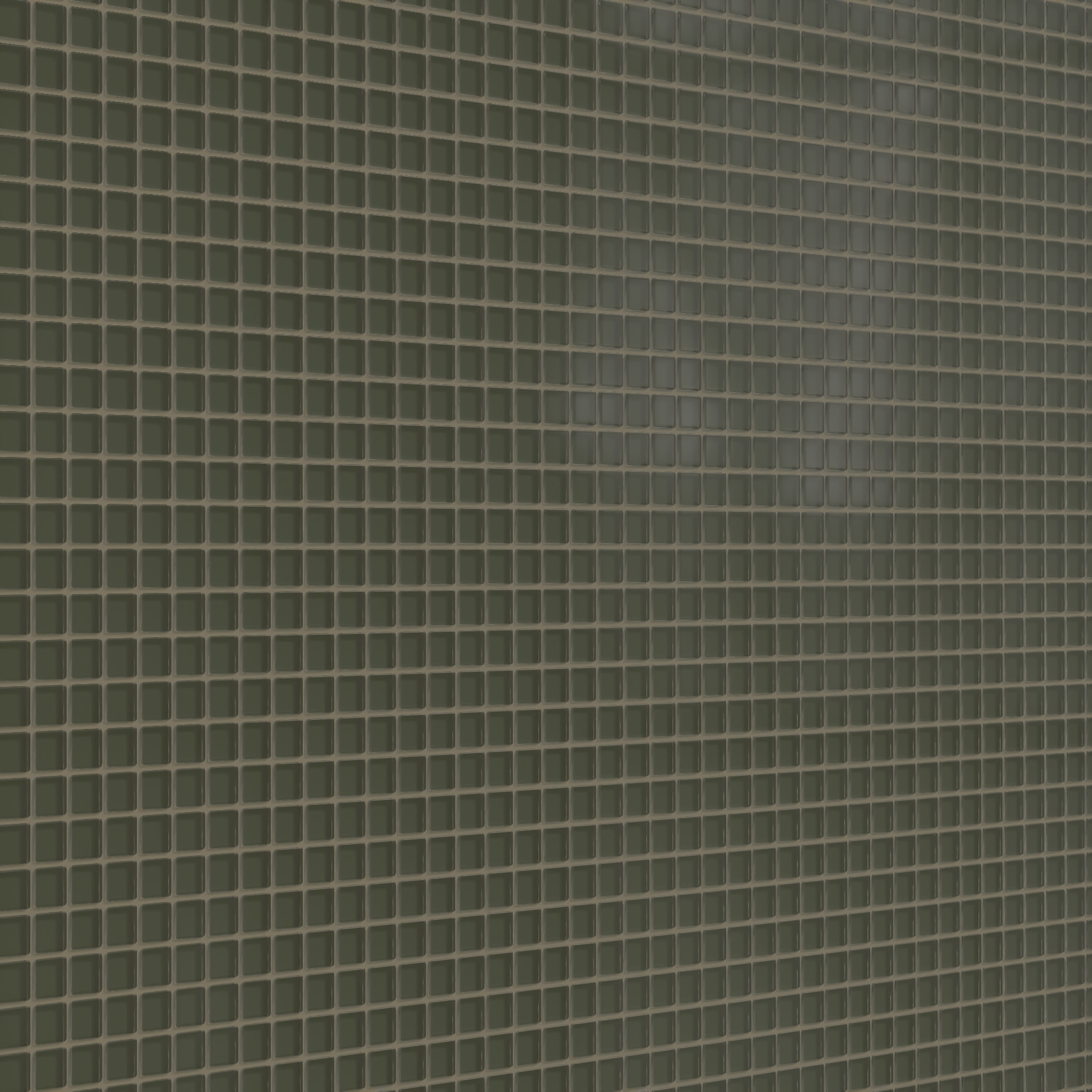 1x1 Straight Set Sheeted Glass Mosaic Tile in Roadrunner Matte
