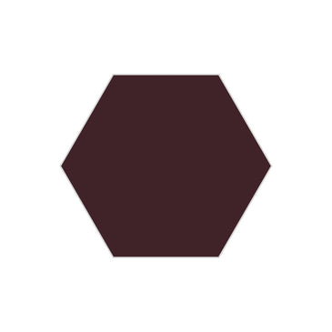 8" Hexagon Original Ceramic Tile in Redwood