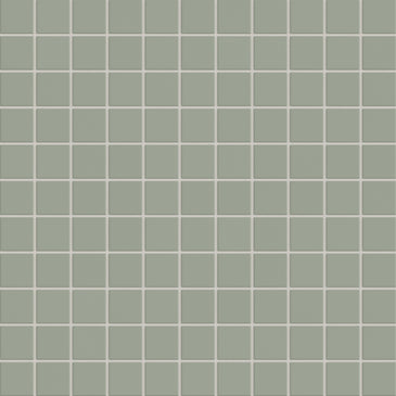 2x2 Straight Set Sheeted Natural Press Ceramic Mosaic Tile in Terre Verte Matte