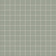 2x2 Straight Set Sheeted Natural Press Ceramic Mosaic Tile in Terre Verte Matte