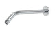 Contour & Foundry 45-Degree 12" Shower Arm with Flange in Polished Chrome