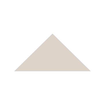 6" Triangle Original Ceramic Tile in Sand Dune Matte