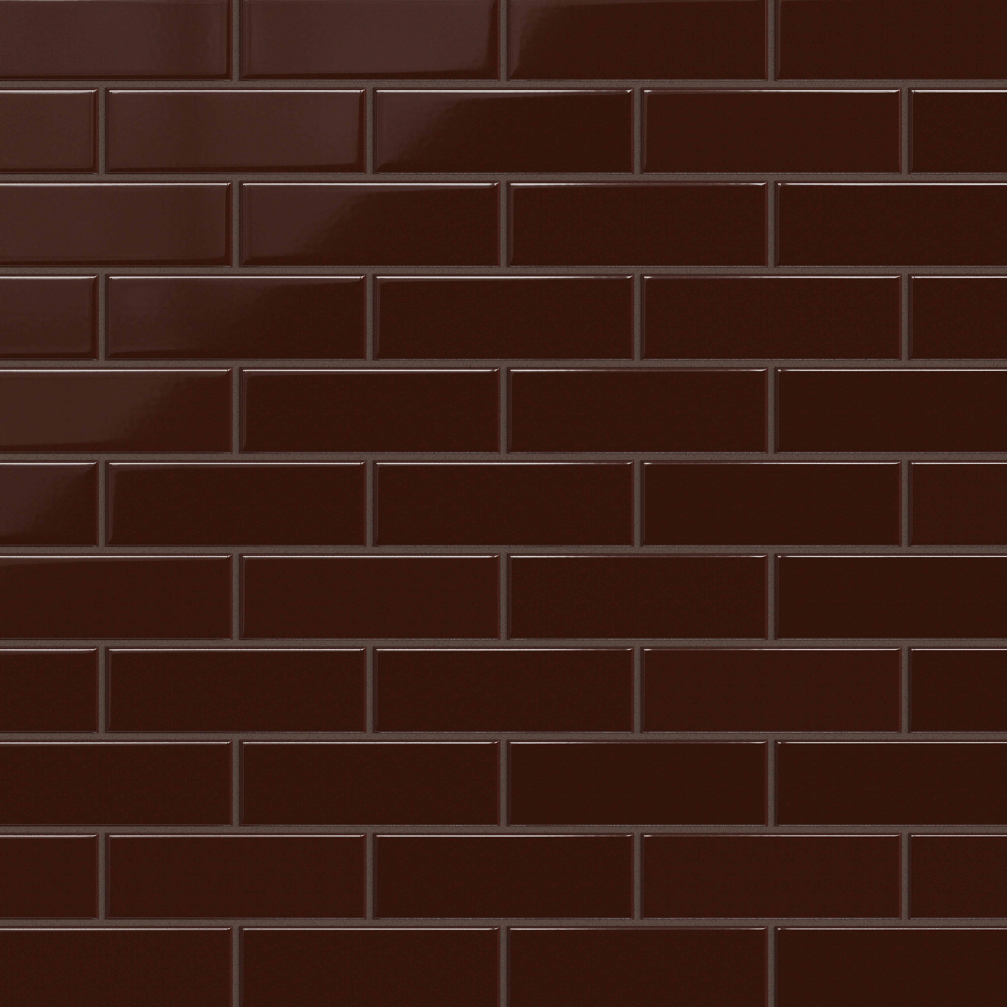 2x6 Original Ceramic Tile in Garnet Gloss