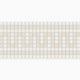 1x1 Labyrinth Border Sheeted Original Ceramic Tile in Linen Matte