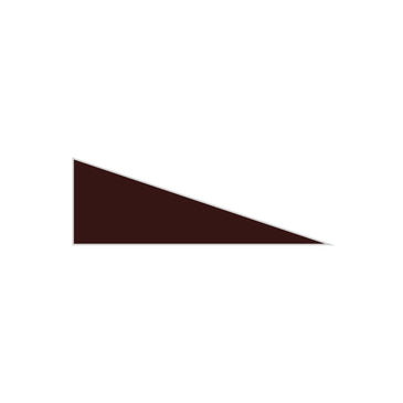 Right Scalene Triangle Original Ceramic Tile in Garnet Matte