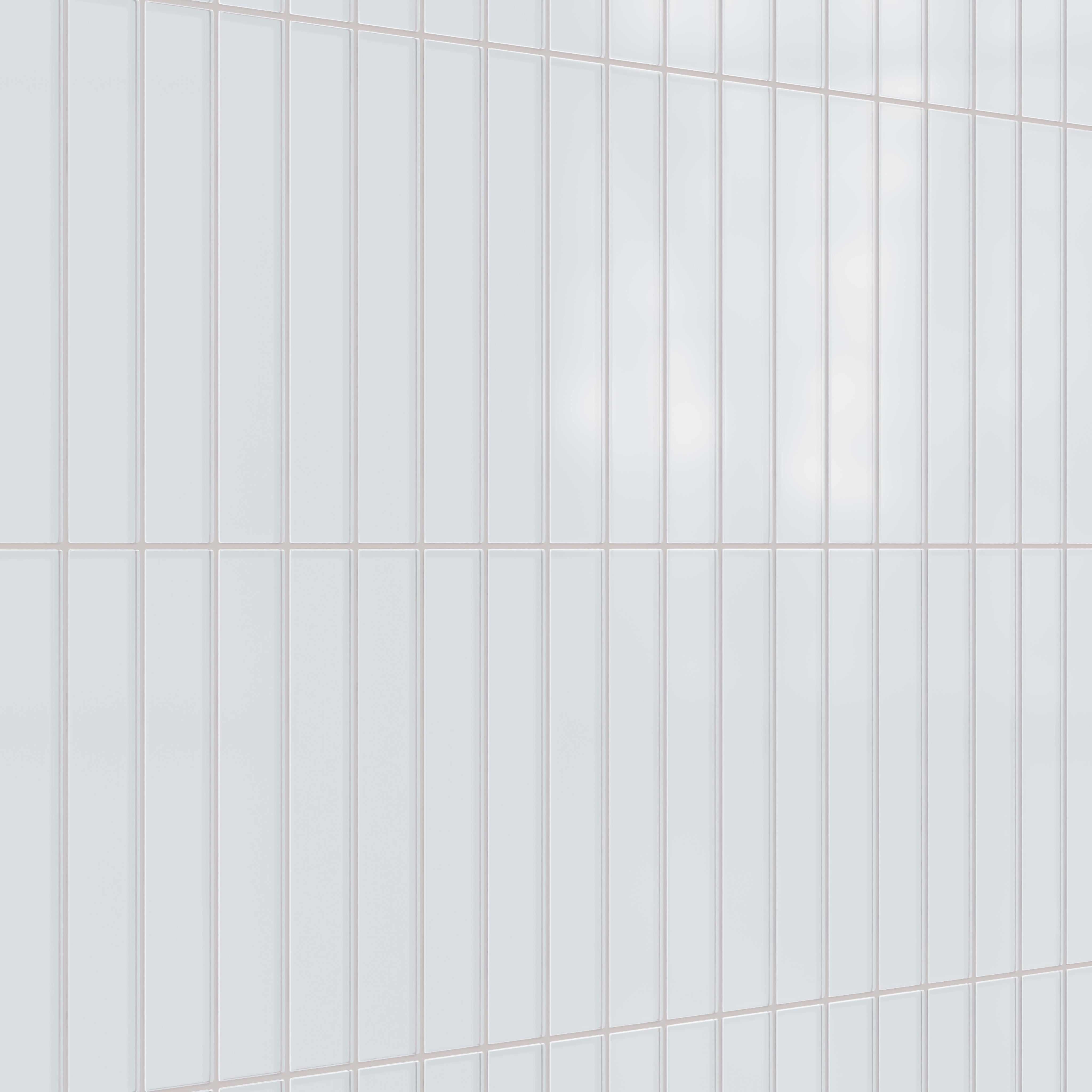 2x12 Glass Tile in Snowy Owl Matte