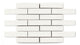 1x4 Half Offset Sheeted Original Ceramic Mosaic Tile in Calcite Matte