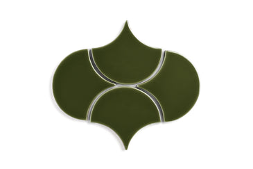 Ogee Drop Original Ceramic Tile in Lone Pine Gloss