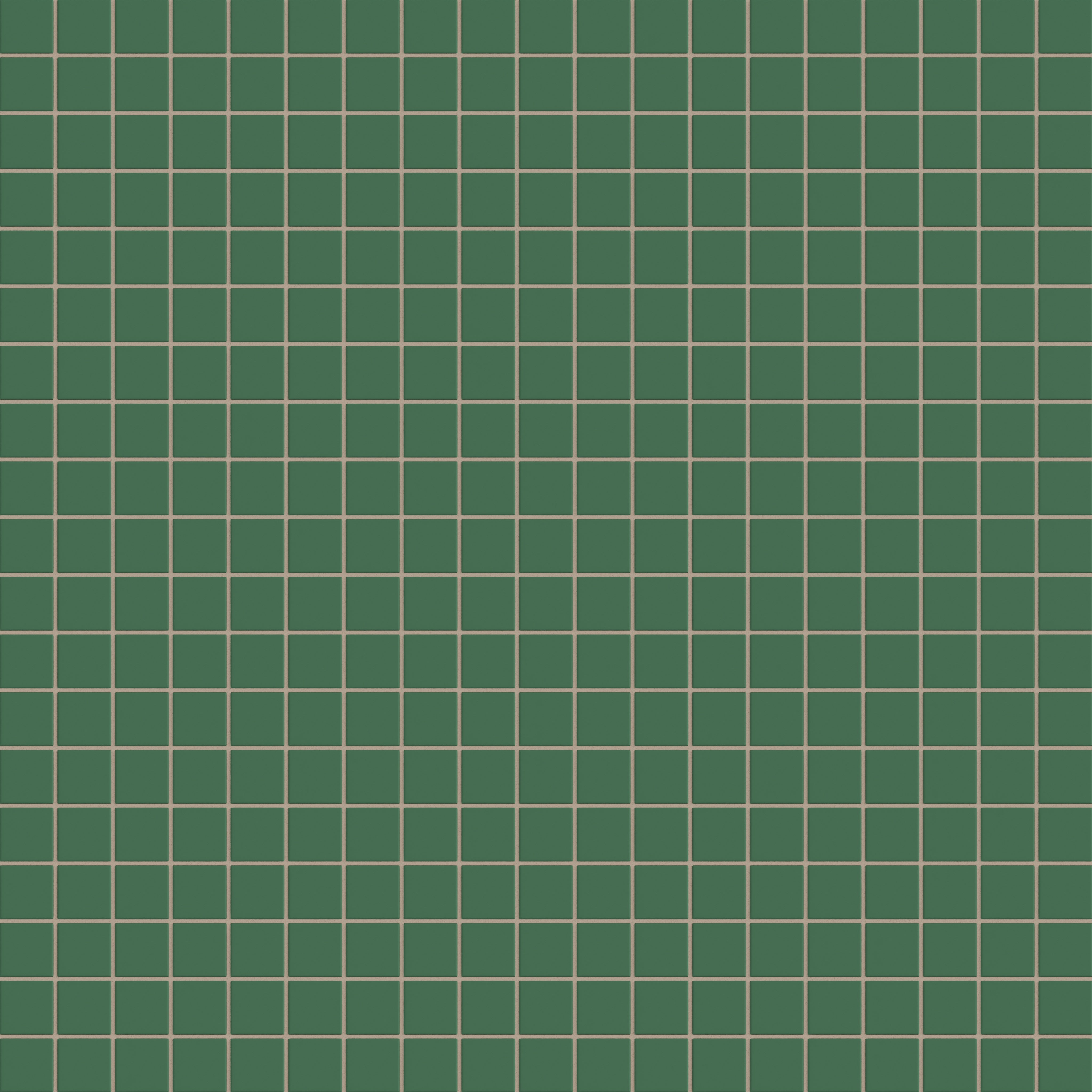 2x2 Straight Set Sheeted Natural Press Ceramic Mosaic Tile in Viridian Matte