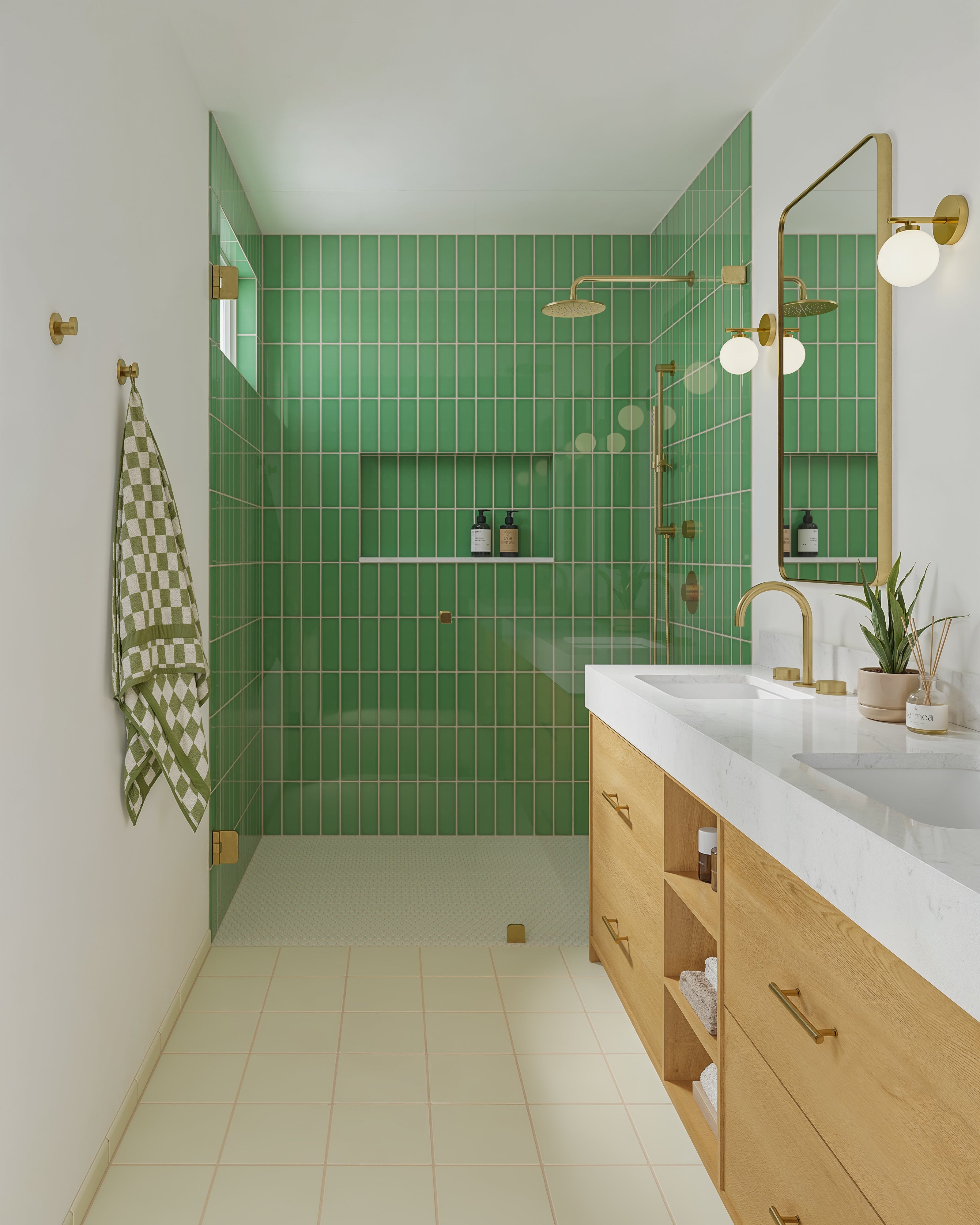 8x8 Original Ceramic Tile in Limewash Matte