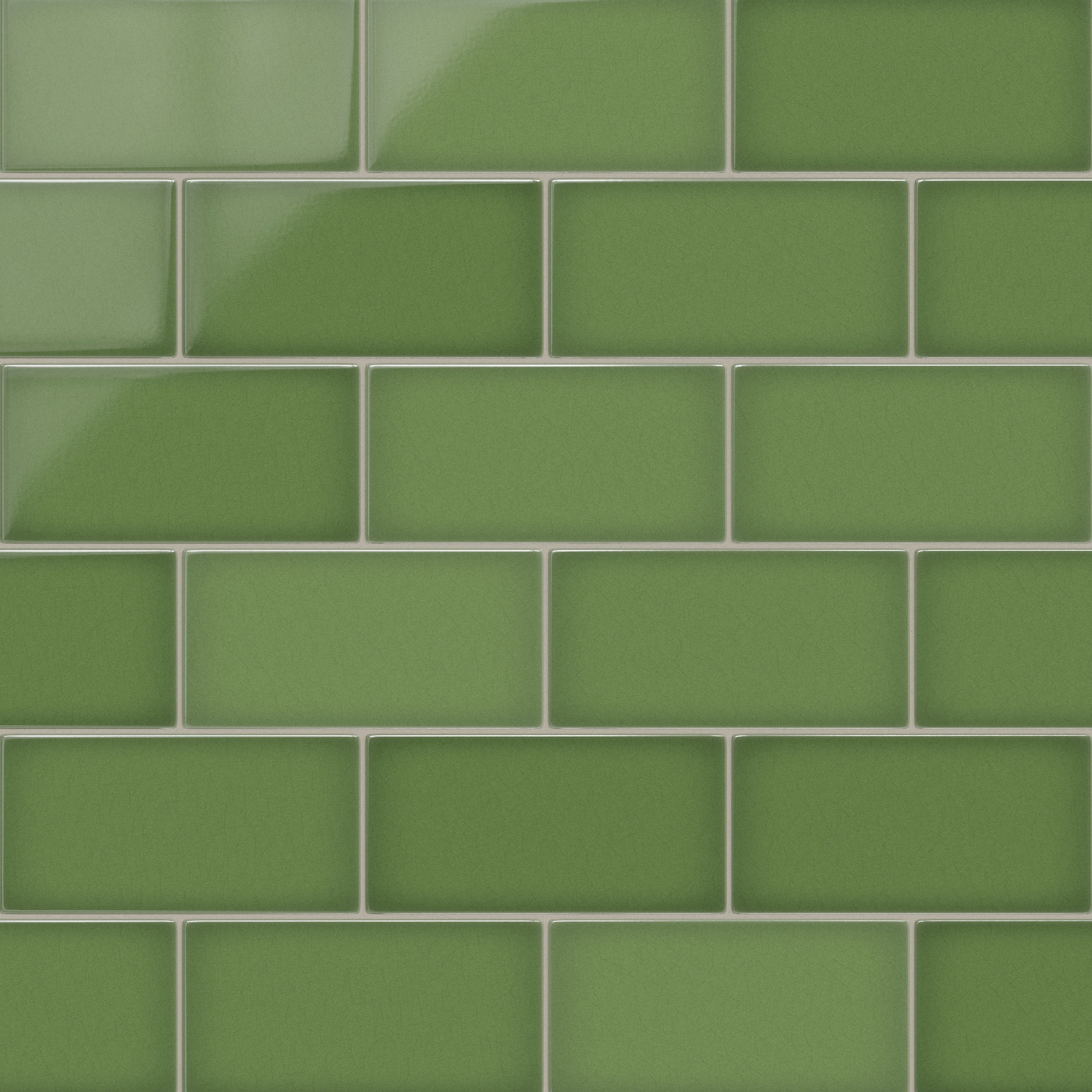 6x12 Original Ceramic Tile in Kelp Gloss