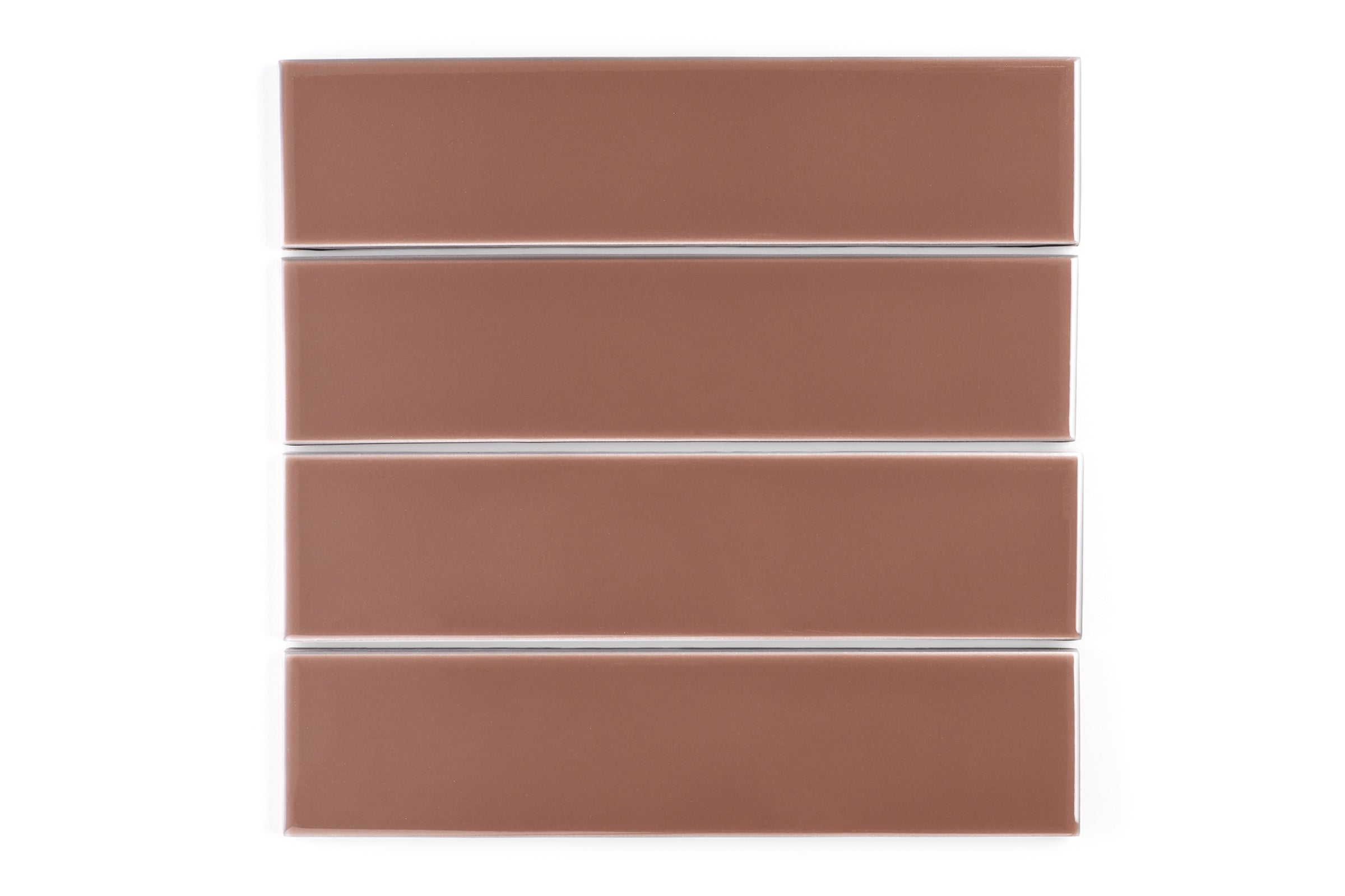 3x12 Original Ceramic Tile in Mauve Gloss