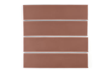 3x12 Original Ceramic Tile in Mauve Gloss