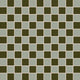 2x2 Checkerboard Sheeted Original Ceramic Tile in Rosemary Matte & Bonsai Matte