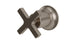 Emerson One Handle Wall Mount Diverter/Volume Control Shower Trim with Classic Cross Handle in Antique Nickel