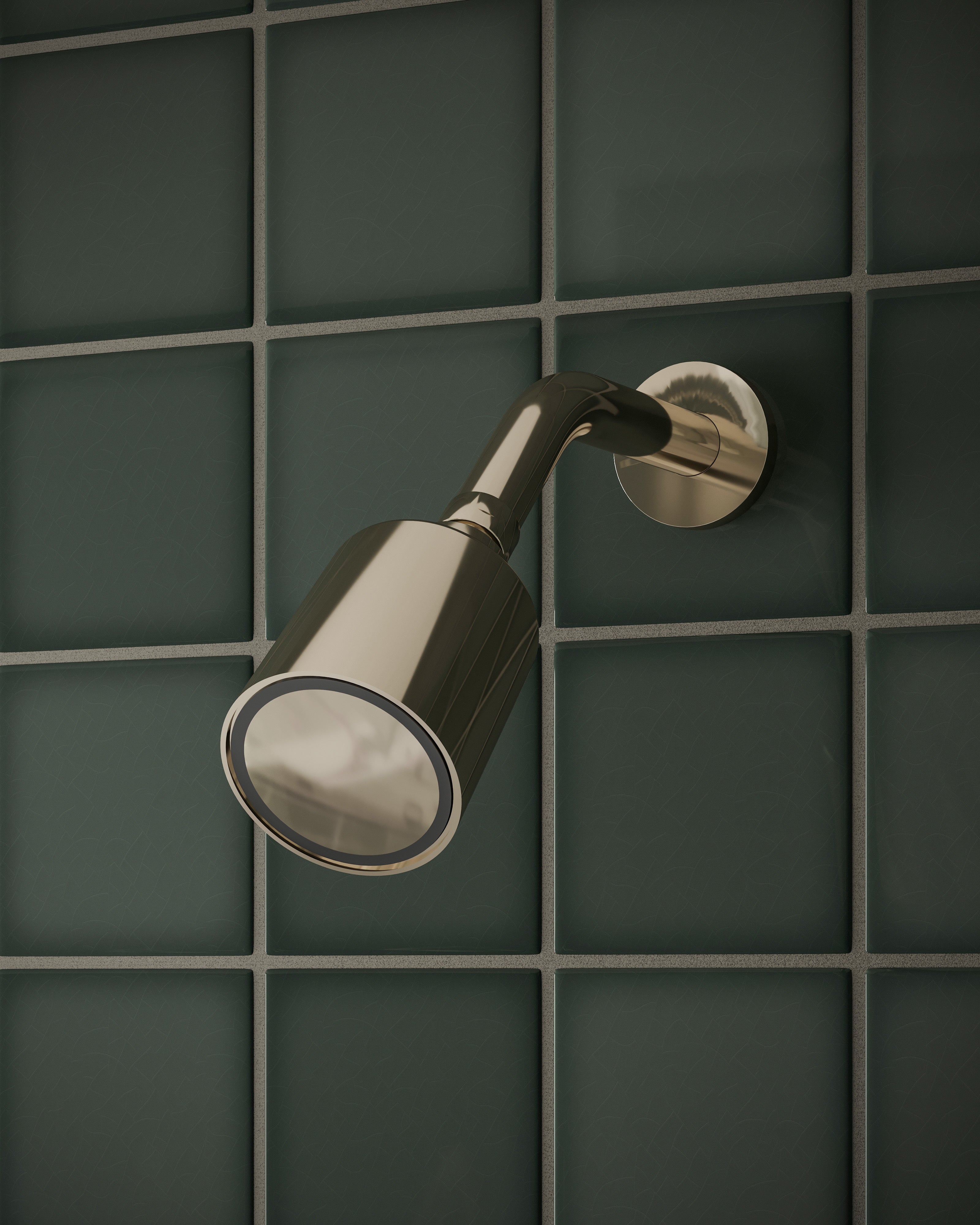 Contour & Foundry 45-Degree 8" Shower Arm with Flange in Polished Nickel