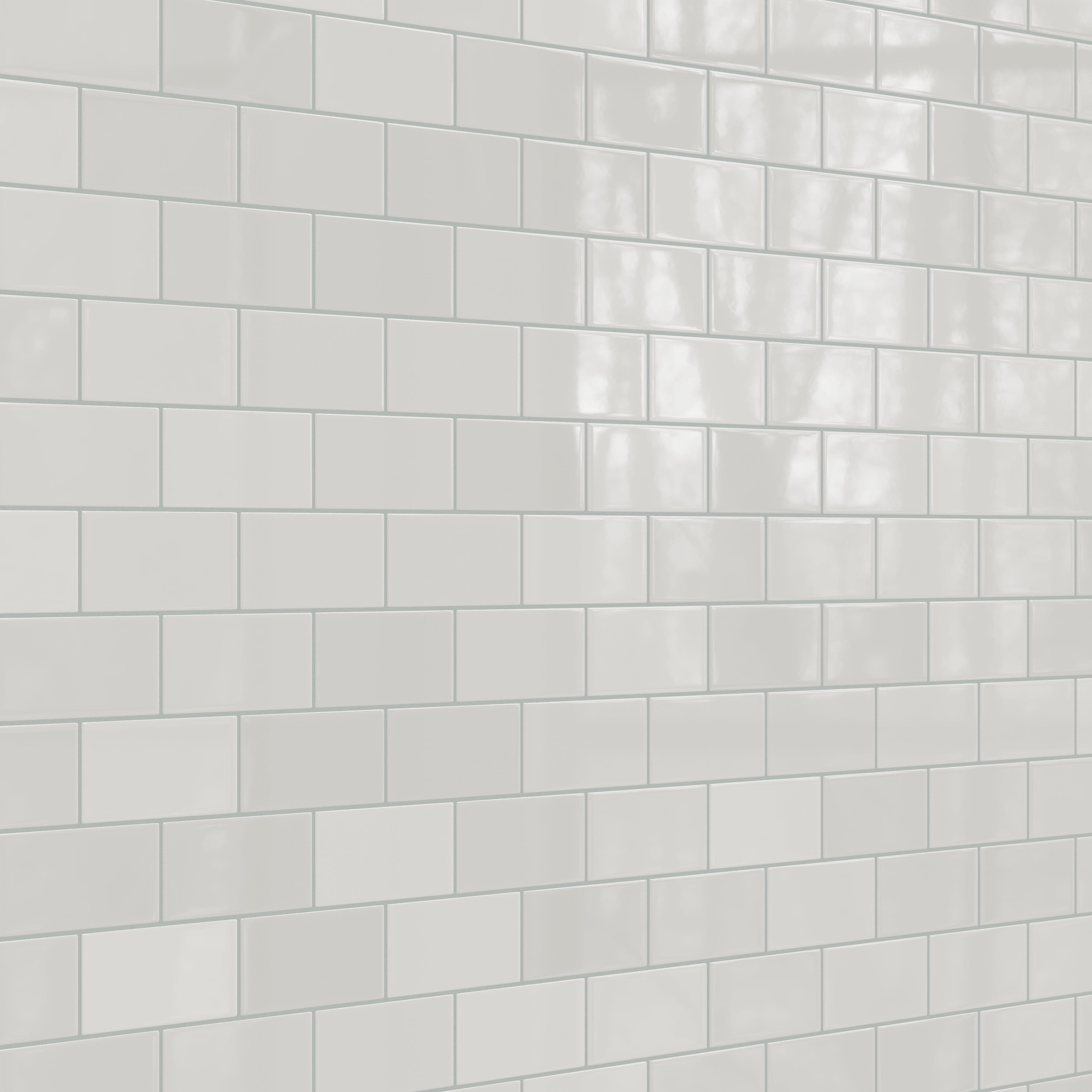 3x6 Natural Press Ceramic Tile in Cloud Cover Gloss