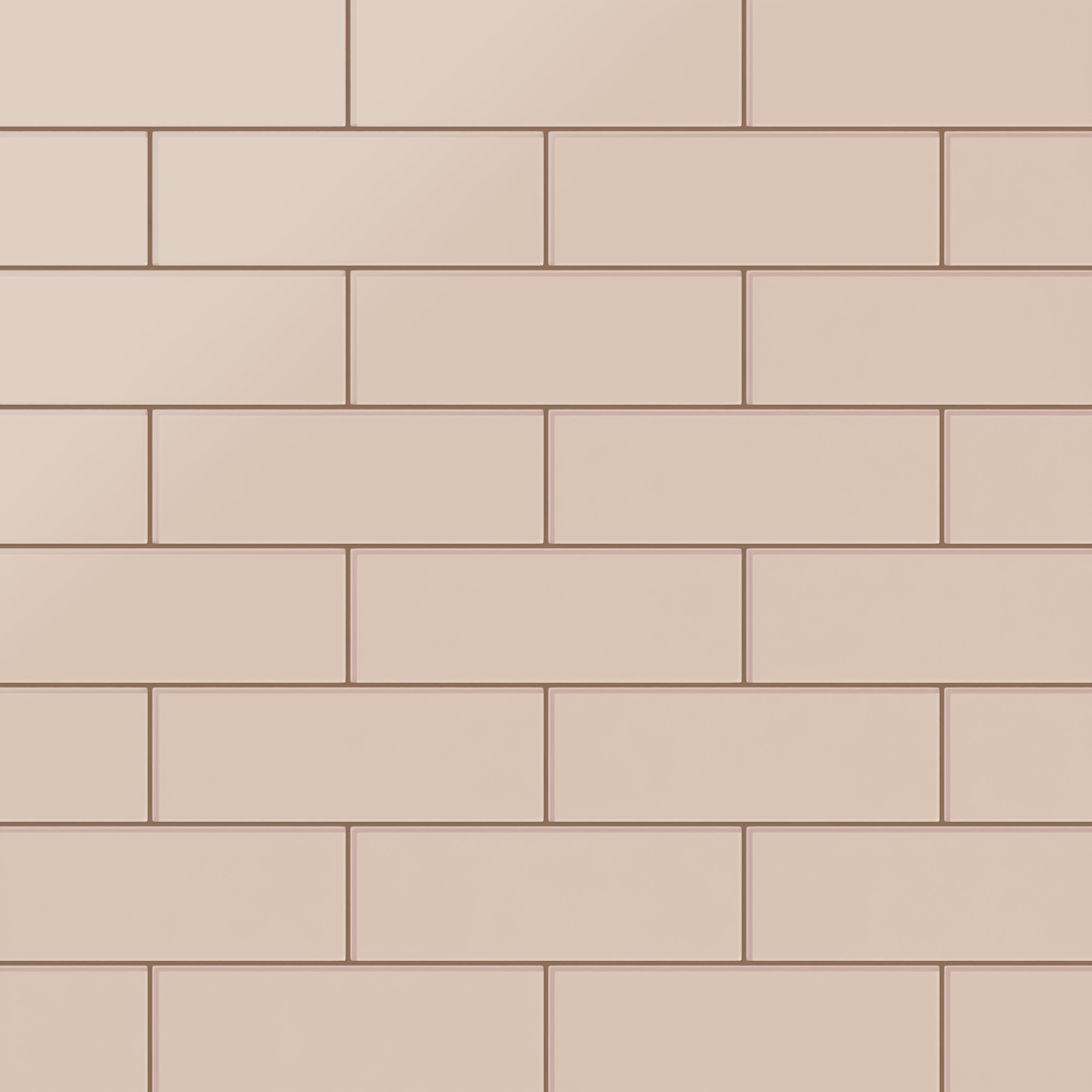 4x12 Glass Tile in Rosy Finch Matte