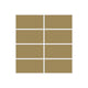 2x4 Straight Set Sheeted Original Ceramic Mosaic Tile in Golden Hour