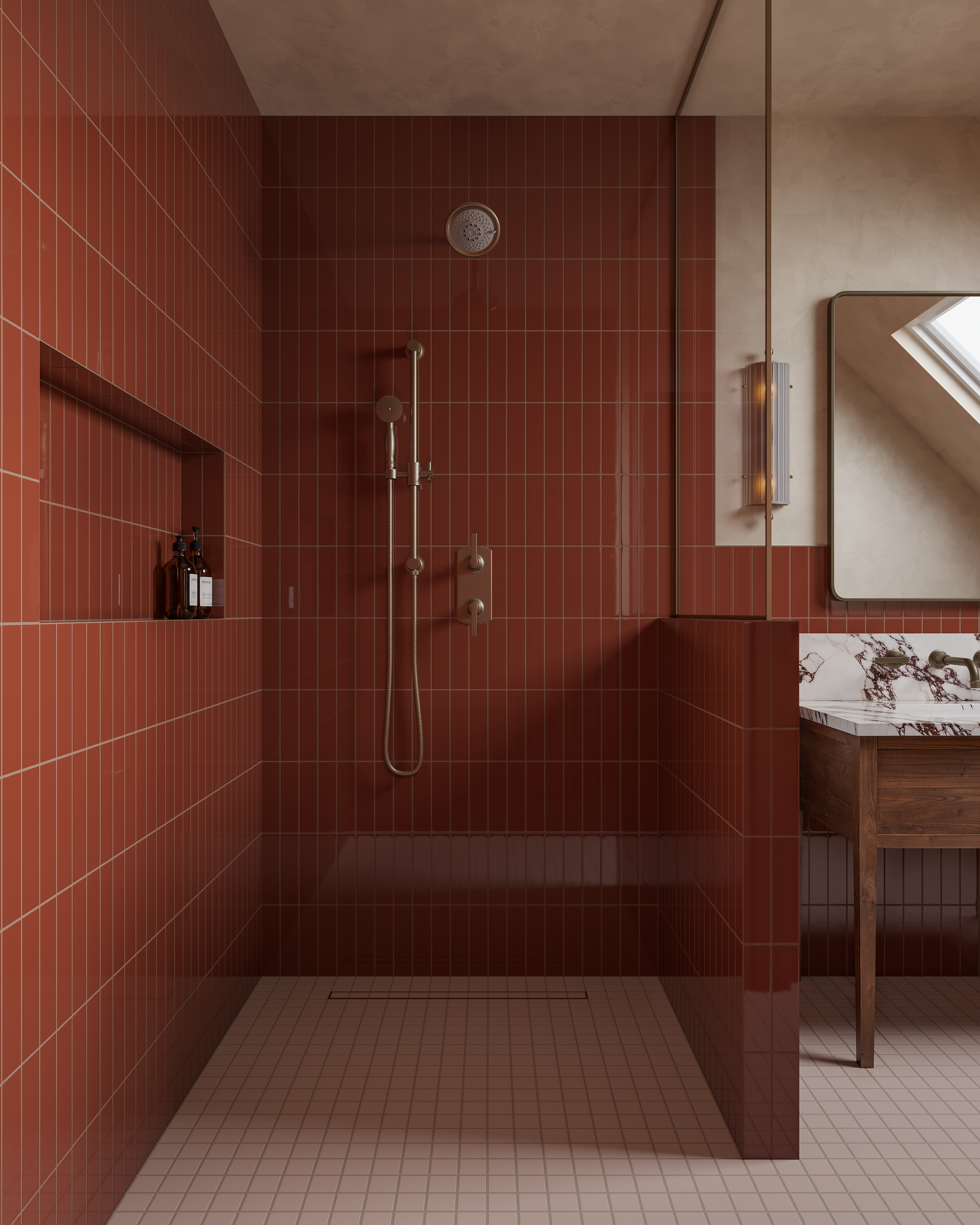 Shower 3" Traditional Hand Shower in Antique Brass