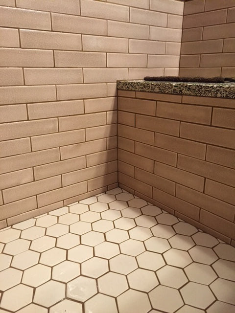 4" Hexagon Original Ceramic Tile in Calcite Matte