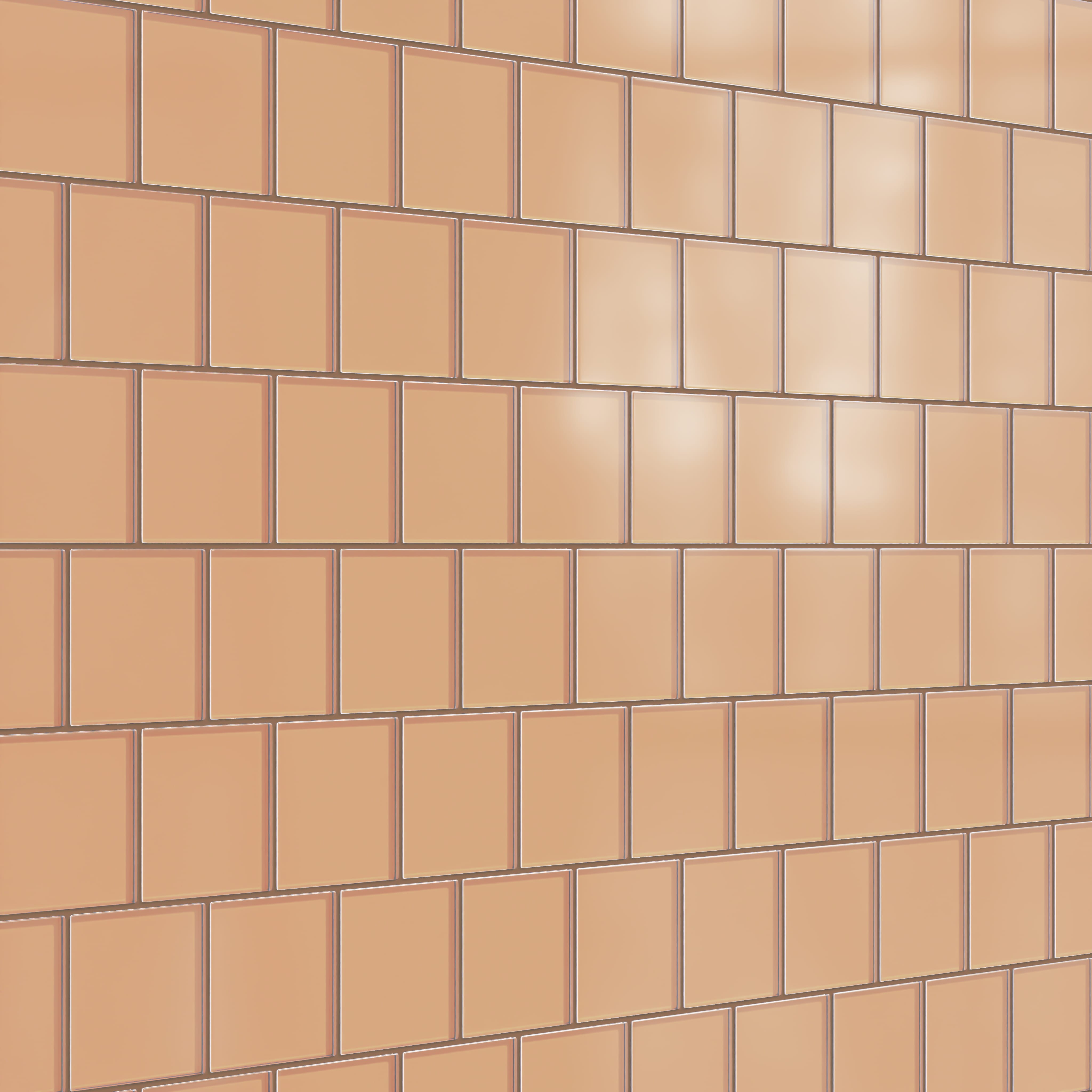 Quick Ship 4x4 Glass Tile in Carolina Wren Matte
