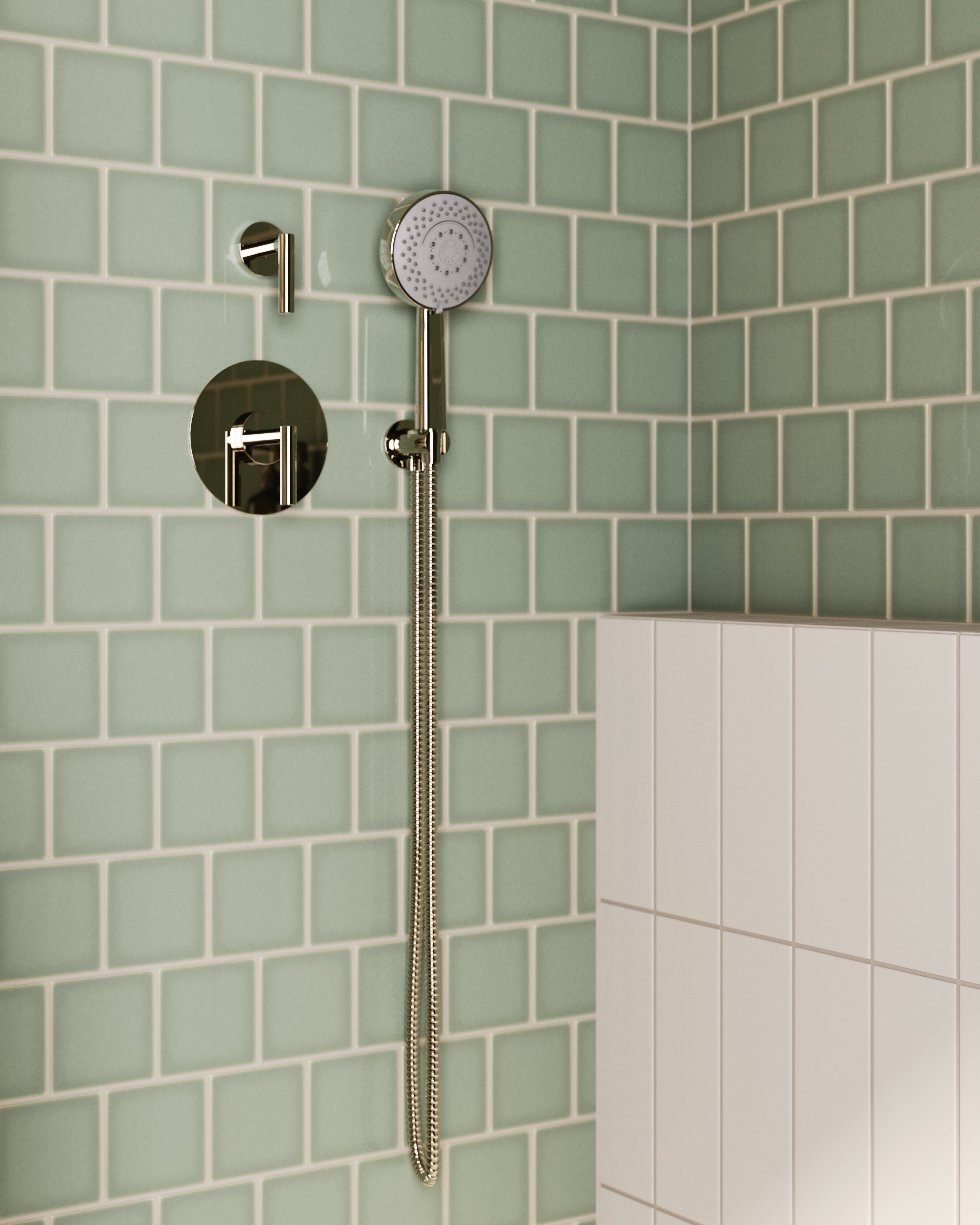 Contour & Foundry Multi-Function Hand Shower in Polished Nickel
