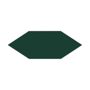 Picket Original Ceramic Tile in Evergreen Matte