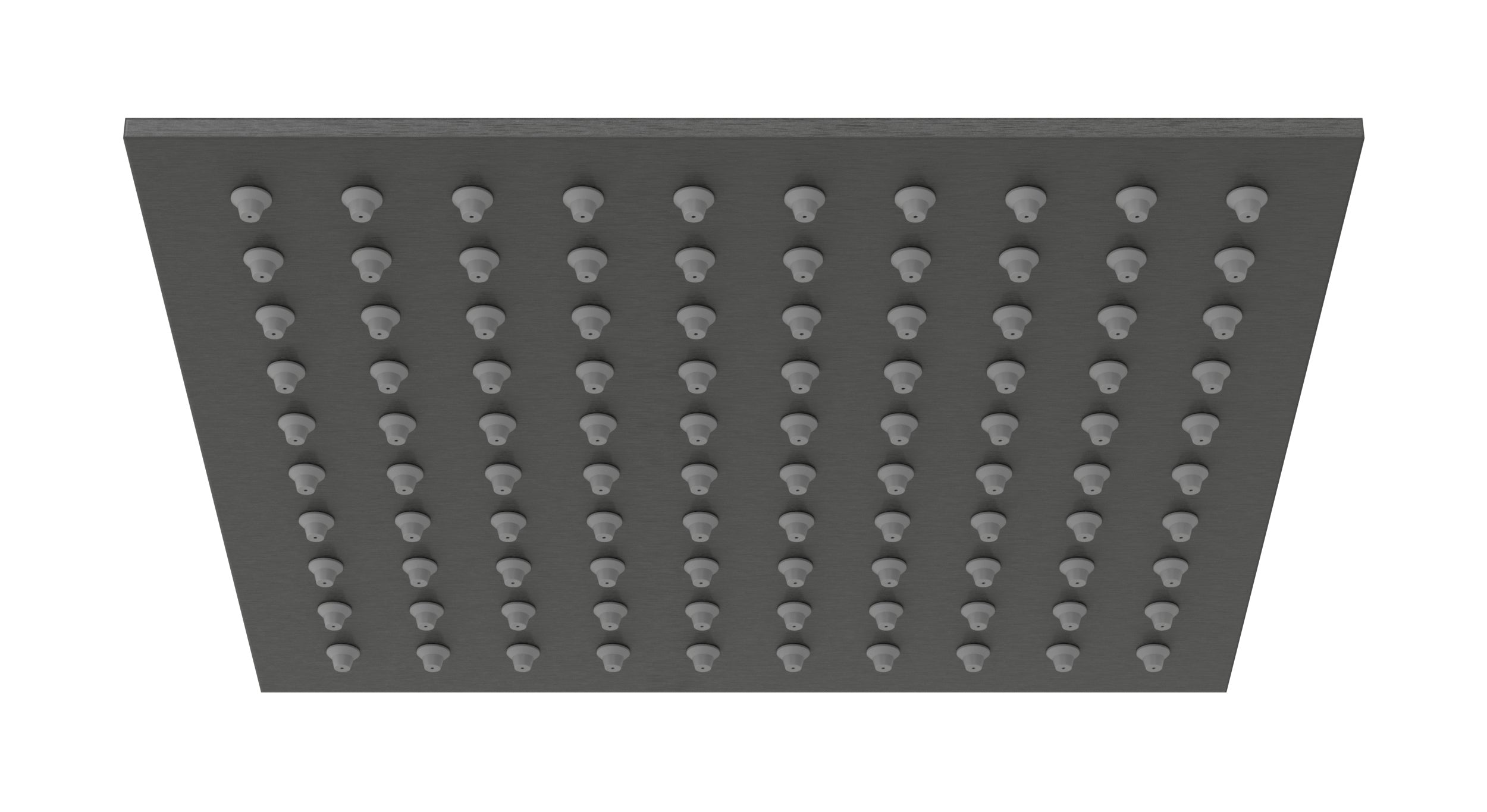 Flatiron 8" Shower Head in Blackened Nickel
