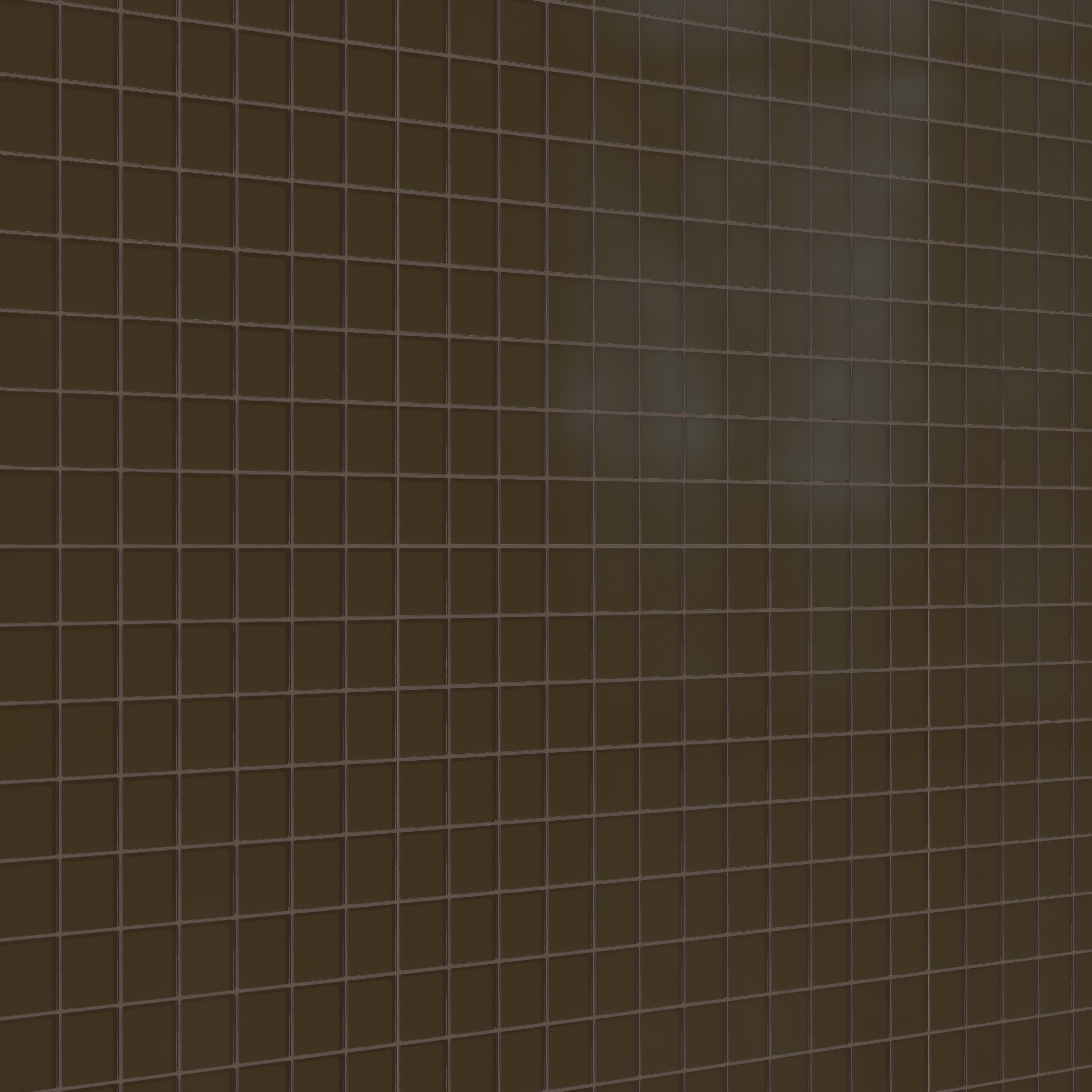 3x3 Straight Set Sheeted Glass Mosaic Tile in Osprey Matte