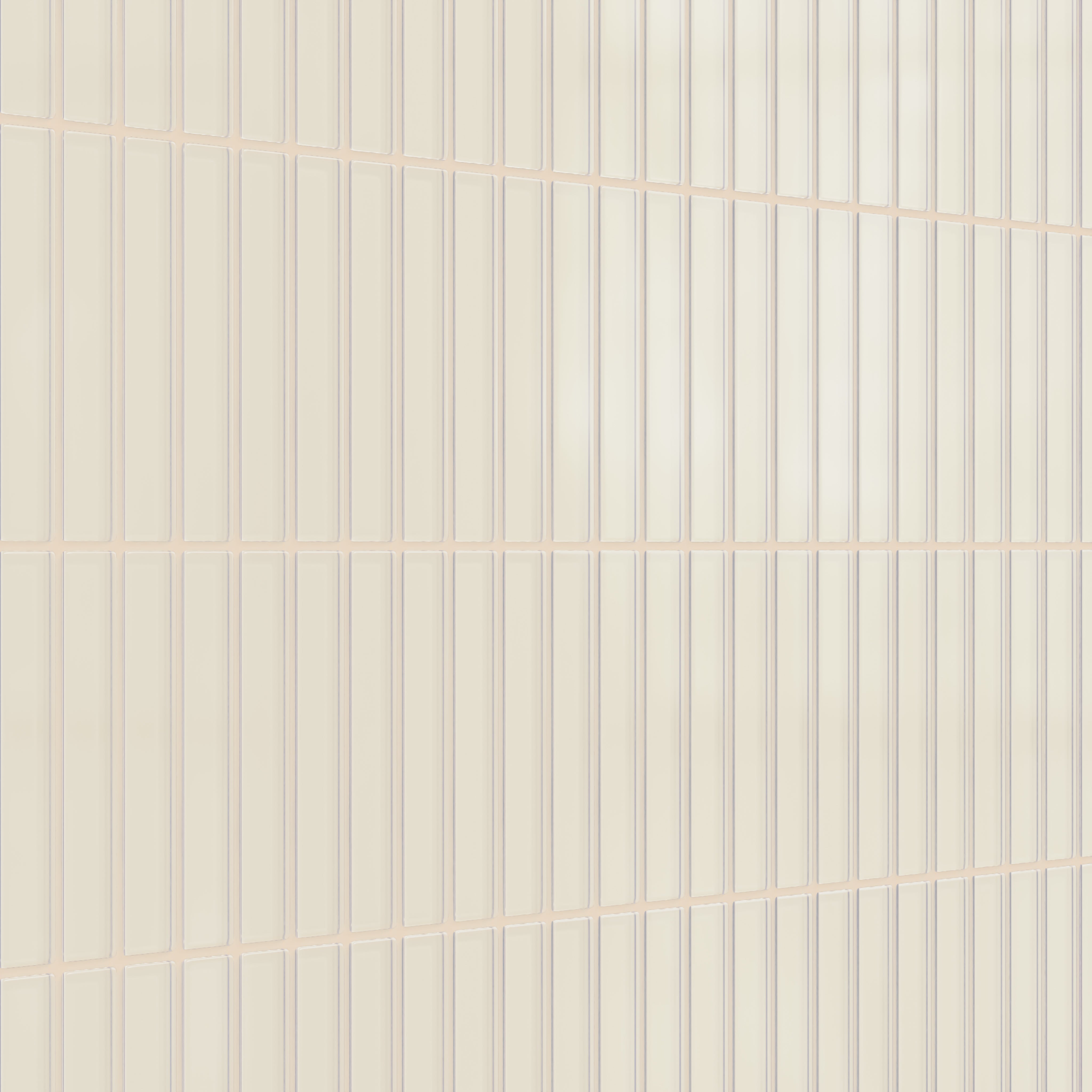1x6 Straight Set Sheeted Glass Mosaic Tile in Sparrow Matte