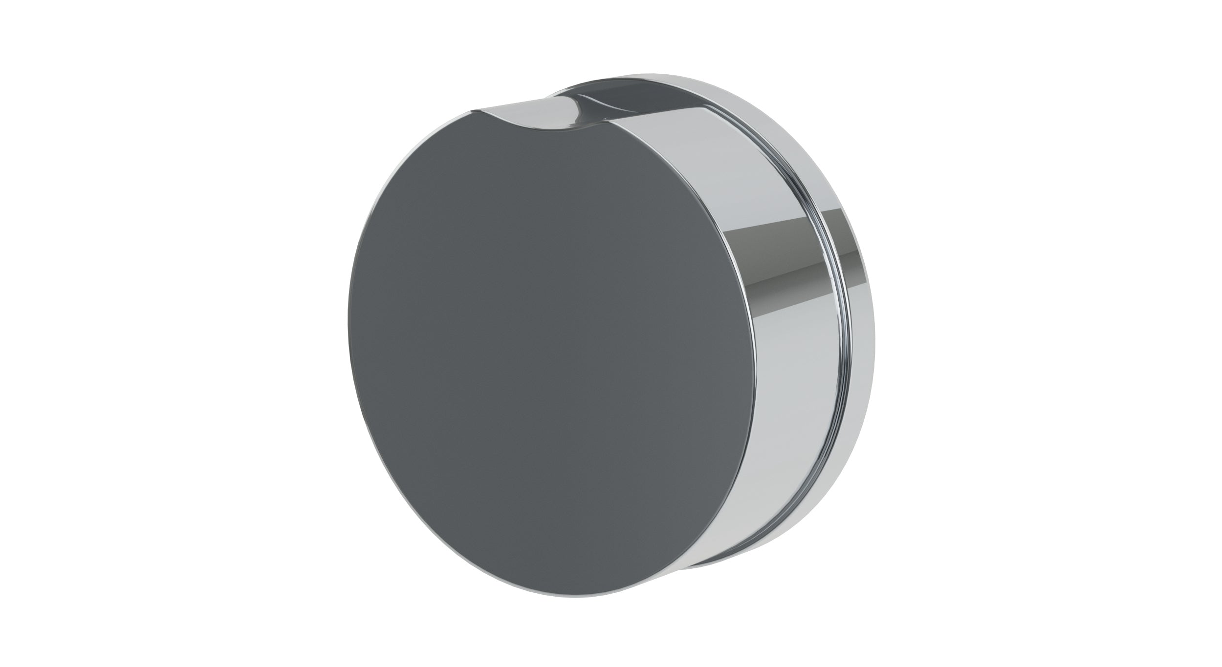 Foundry One Handle Wall Mount Diverter/Volume Control Shower Trim with Barrel Knob Handle
